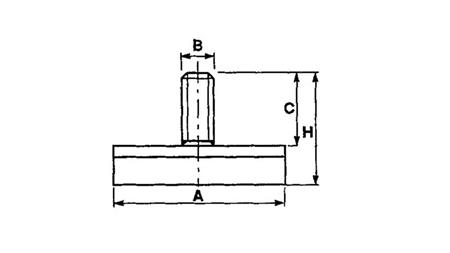 fi A: 100 mm
B: M 16x47
C: 47 mm
H: 97 mm