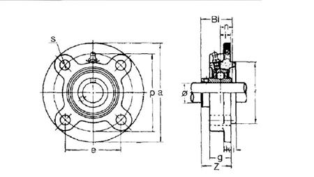 LEŽAJ UCFC 212   fi 60mm  