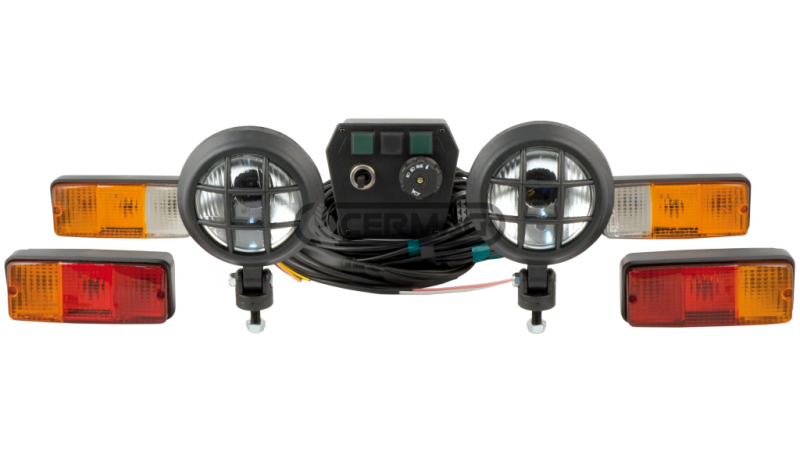 UNIVERZALNI KOMPLET BREZ SPREDNJIH ŽAROMETOV Z ELEKTRIČNIM STARTOM