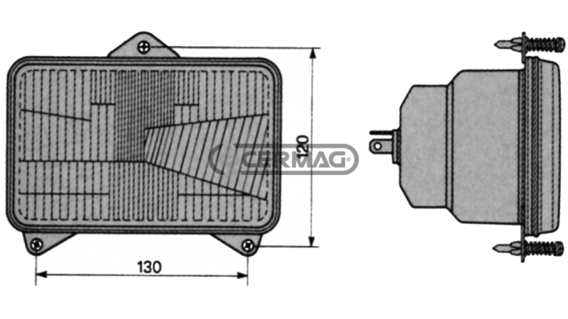 ŽAROMET    Z 3 LUČMI  