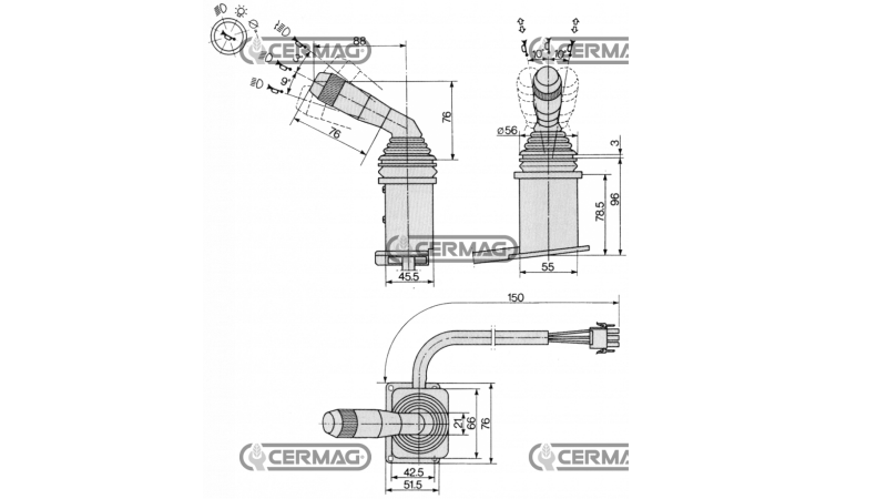 VOLANSKA ROČICA FIAT - NEW HOLLAND Serije 66,86