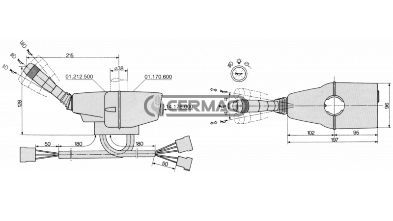 VOLANSKA ROČICA SAME - LAMBORGHINI