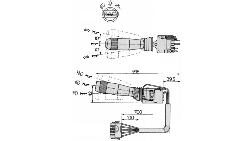 VOLANSKA ROČICA FIAT - NEW HOLLAND Serije TL-L