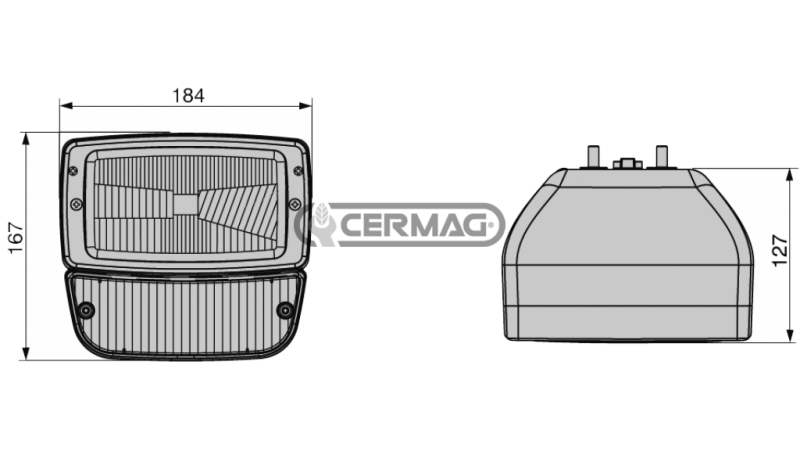 UTRIPAJOČI ŽAROMET SPREDNJI STRANSKI LEVI