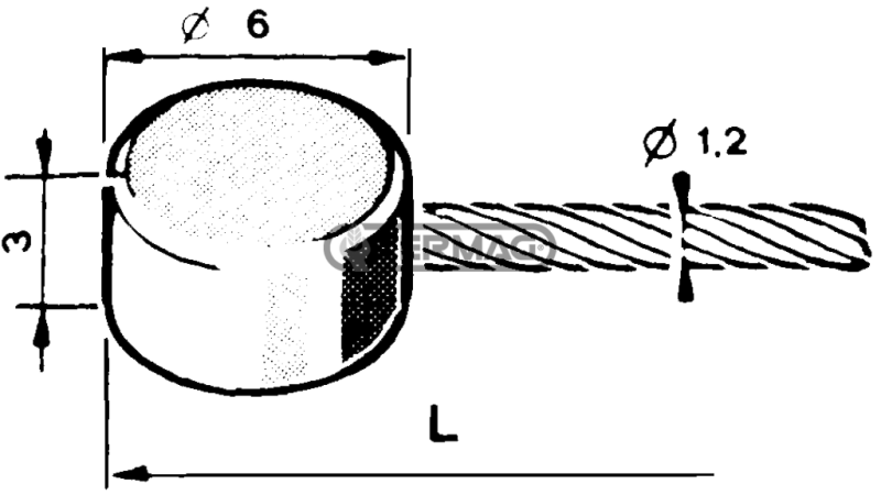 PLETENICA 2000mm - 1,6mm (10kom)
