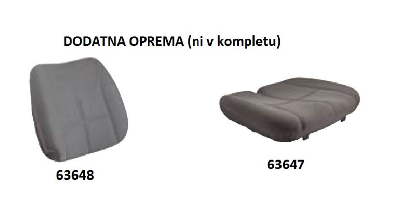 SEDEŽ Z PNEVMATSKIM VZMETENJEM M97 IZ TKANINE