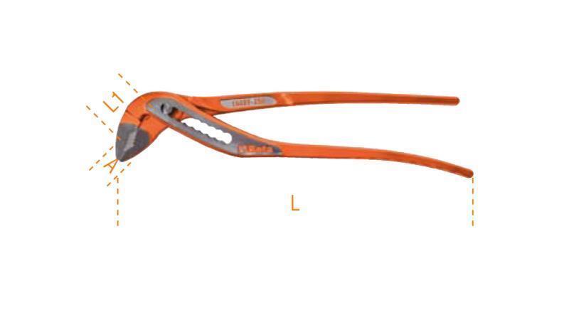 L = 250 mm, A (max) = 48 mm, L1 = 39 mm
