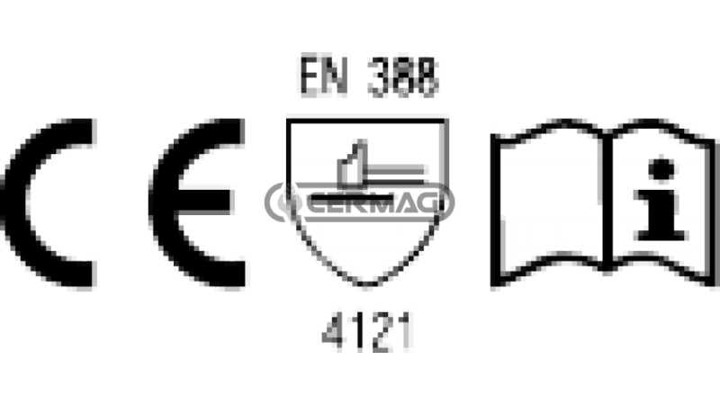 ROKAVICE BOMBAŽ-NBR MODRE ŠT. 10(12 parov)