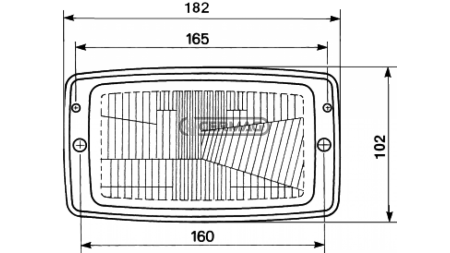  ŽAROMET   Z OKVIRJEM IN 3 LUČMI   