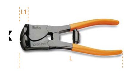 L = 200 mm, L1 = 10 mm