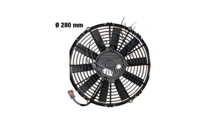 VENTILATOR     fi 280 mm POTISNI- 12 V  