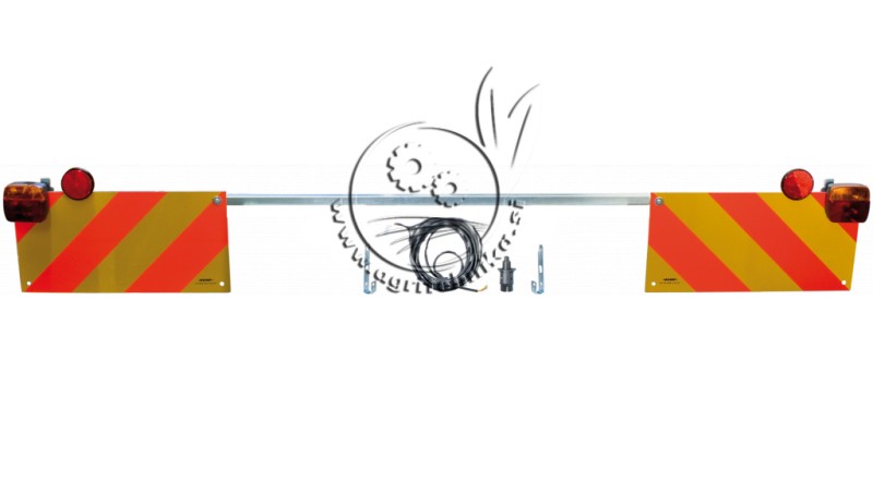 NOSILEC Z LUČMI IN TABLAMI ZA PRIKOLICE 1800mm-3000mm