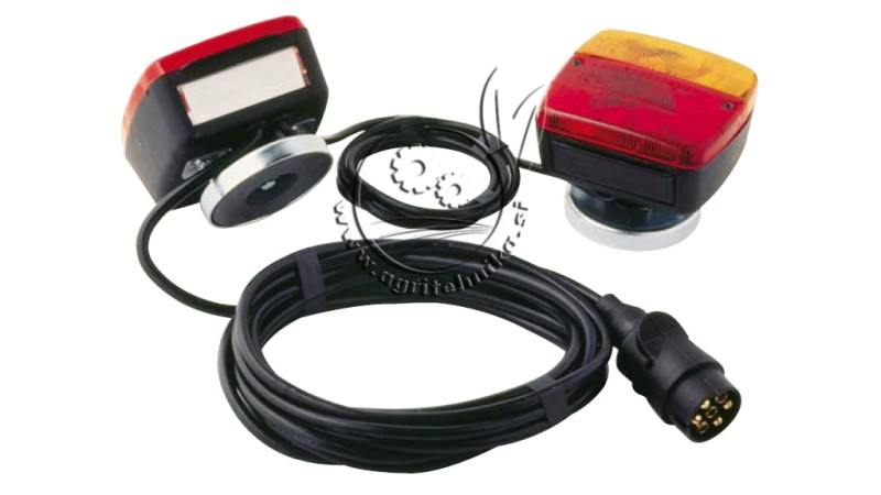 KOMPLET MAGNETNIH LUČI S KABLOM 12m+4m