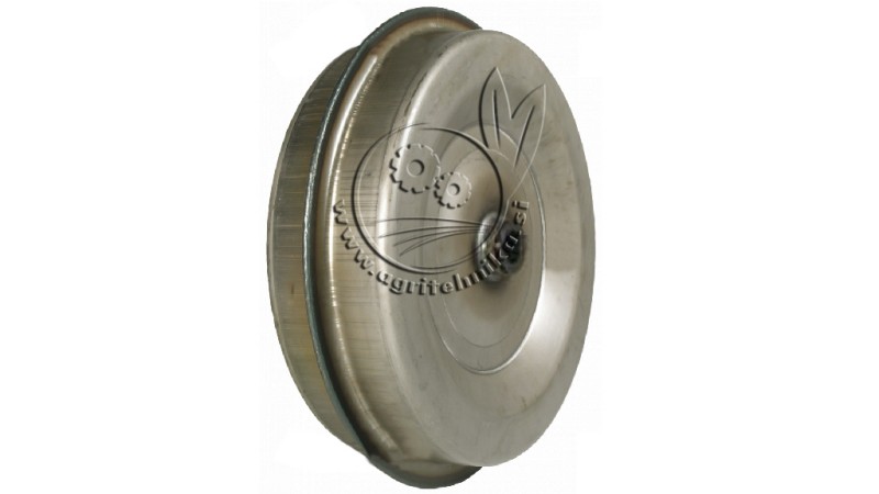 KOVINSKO KOLO fi 320 mm Z GREBENOM IN PLASTIČNO PUŠO