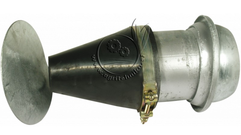 MOŠKI PRIKLJUČEK ZA RAZPRŠITEV S SKLOPKO IN GUMIJASTIM STOŽCEM