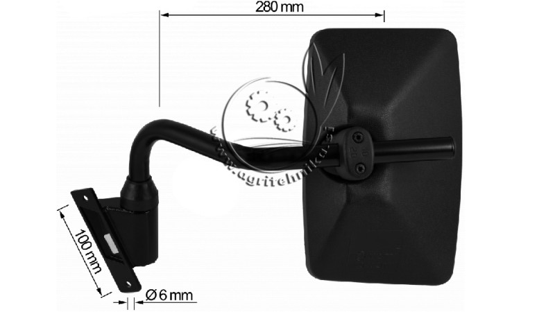 OGLEDALO CPL DESNO ZA KABINO MANITOU