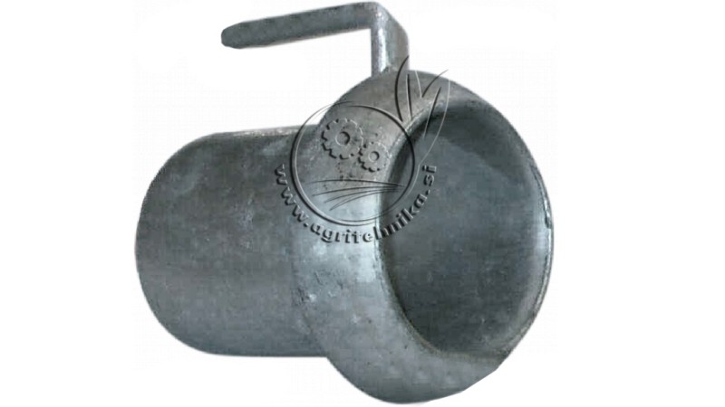 KROGLIČNA POLOVIČNA SPOJKA S CEVNIM PRIKLJUČKOM IN ROČAJEM