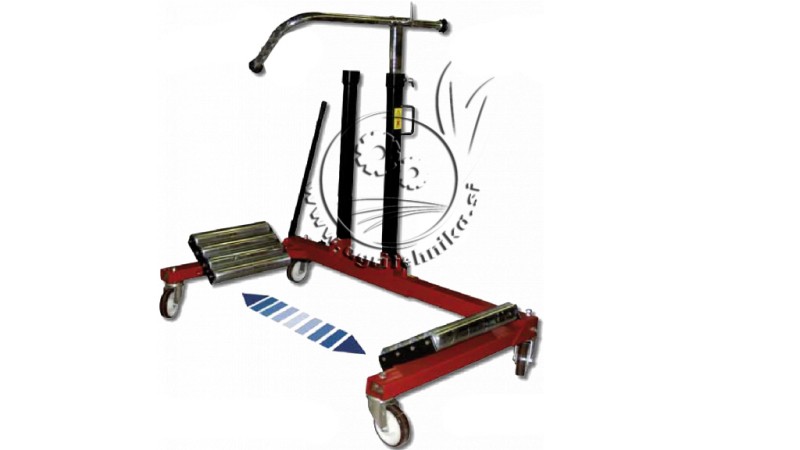 VOZIČEK ZA MONTAŽO IN PREMONTAŽO TRAKTORSKIH PNEVMATIK