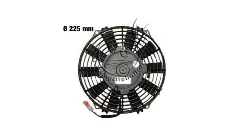 VENTILATOR fi 225 mm POTISNI- 12 V
