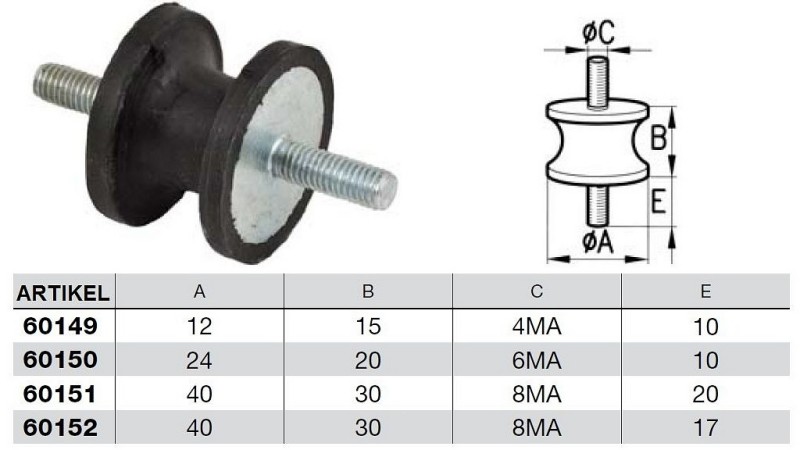 VIBRACIJSKI BLAŽILNIK 6MA (5kom)