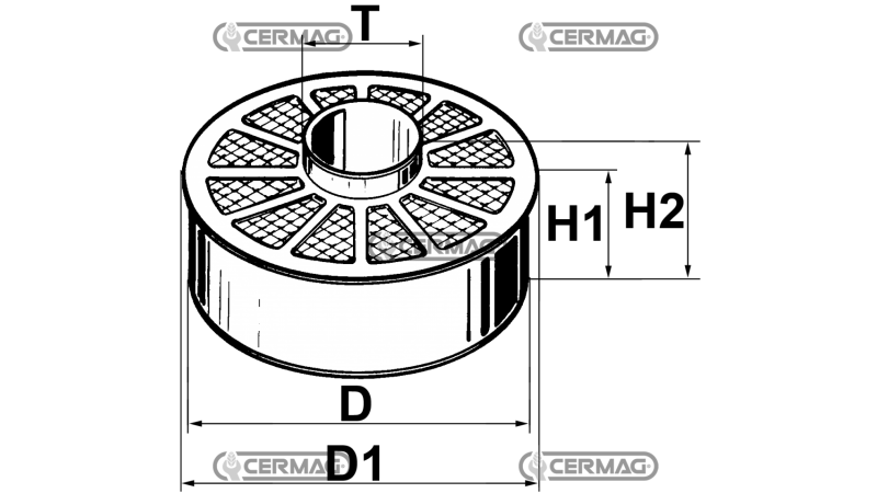 JEKLENA FILTRIRNA MASA FIAT T-68/102