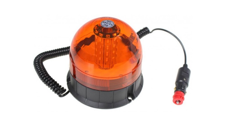 LED ROTACIJSKA MAGNETNA LUČ - GOBICA 12-24V