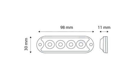 LED MAGNETNA STROBOSKOBSKA ROTACIJSKA LUČ