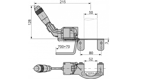 VOLANSKA ROČICA    LAMBORGHINI-SAME-DEUTZ-HURLIMANN  