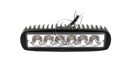 LED DELOVNA SVETILKA - LUČ 6 LED 18W 12V-24V