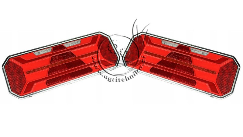 LED ZADNJA LUČ 5 FUNKCIJ 12V-24V DINAMIČNA LEVA