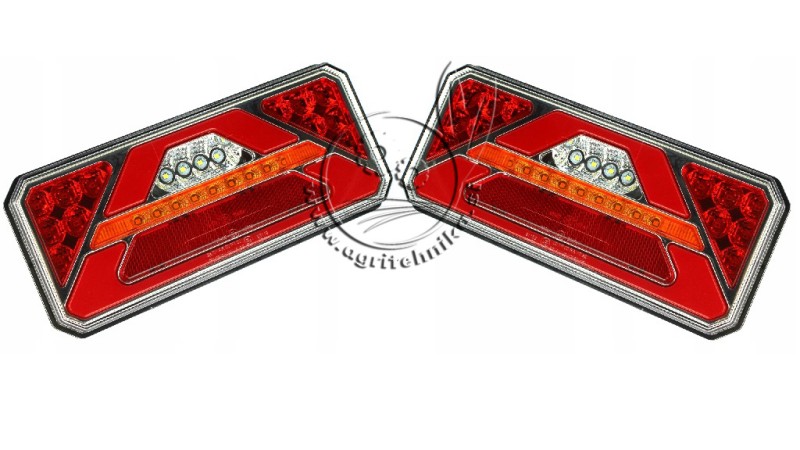 LED ZADNJA LUČ 5 FUNKCIJ 12V-24V DINAMIČNA DESNA