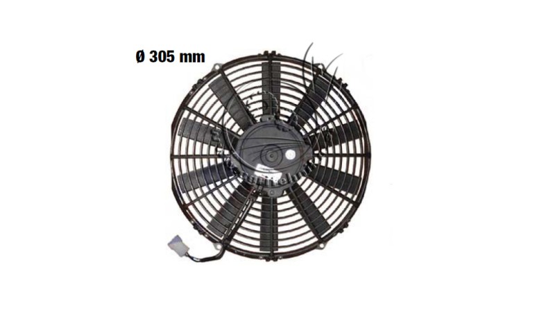 VENTILATOR    fi 305 mm VLEČNI - 12 V  